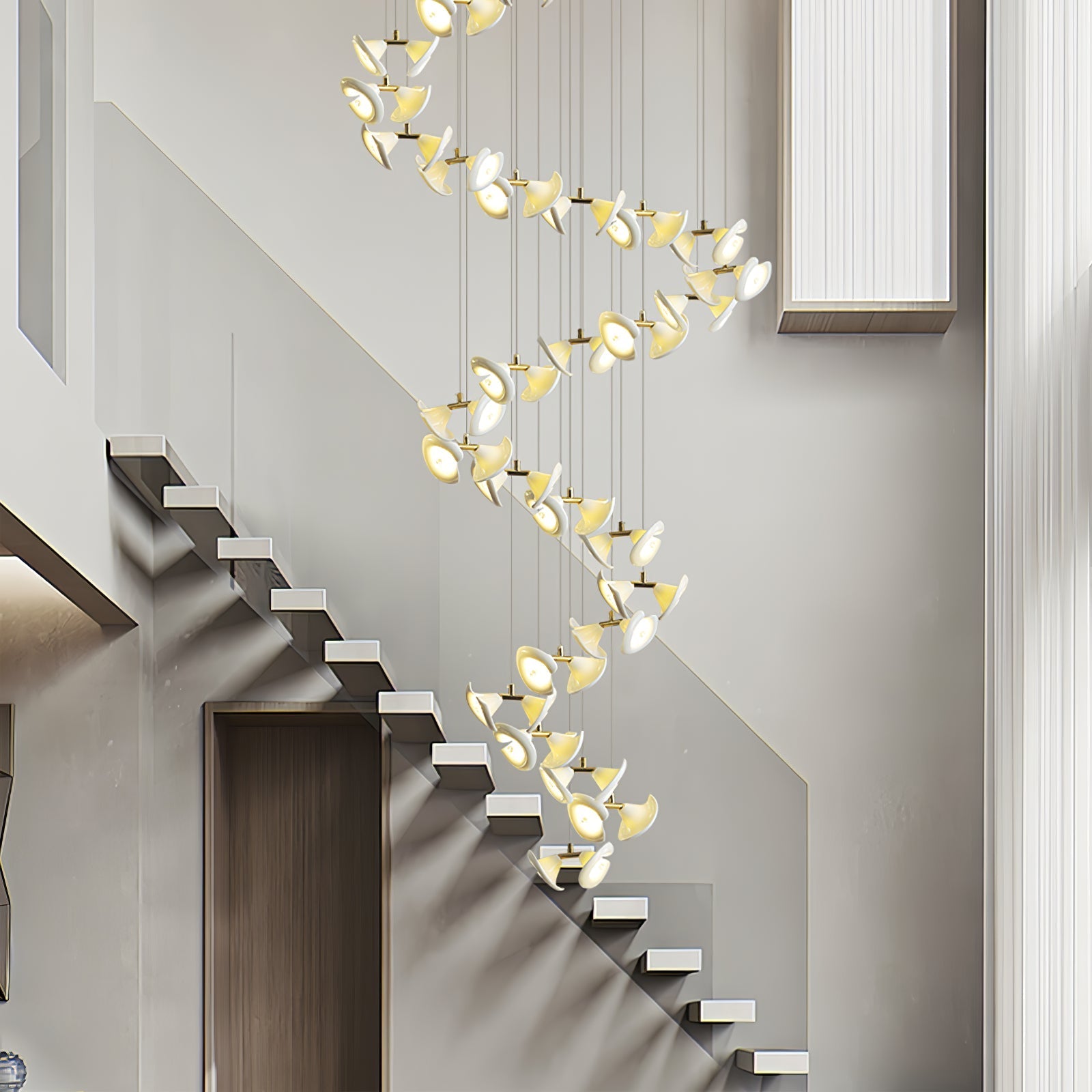 Ernoreth Art Deco Ceramic Chandelier - Letslighting