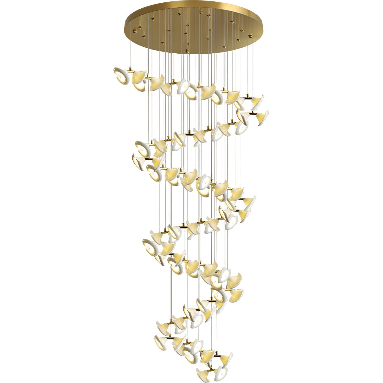 Ernoreth Art Deco Ceramic Chandelier - Letslighting