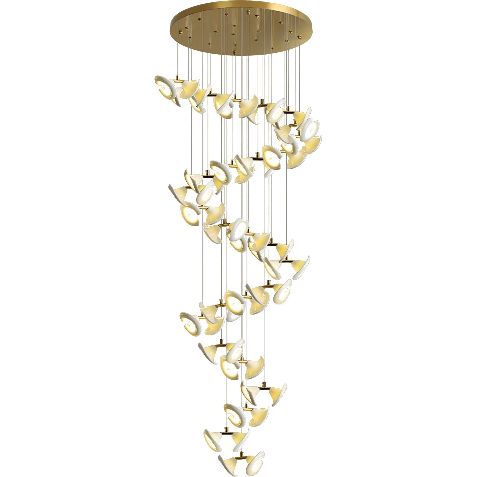 Ernoreth Art Deco Ceramic Chandelier - Letslighting