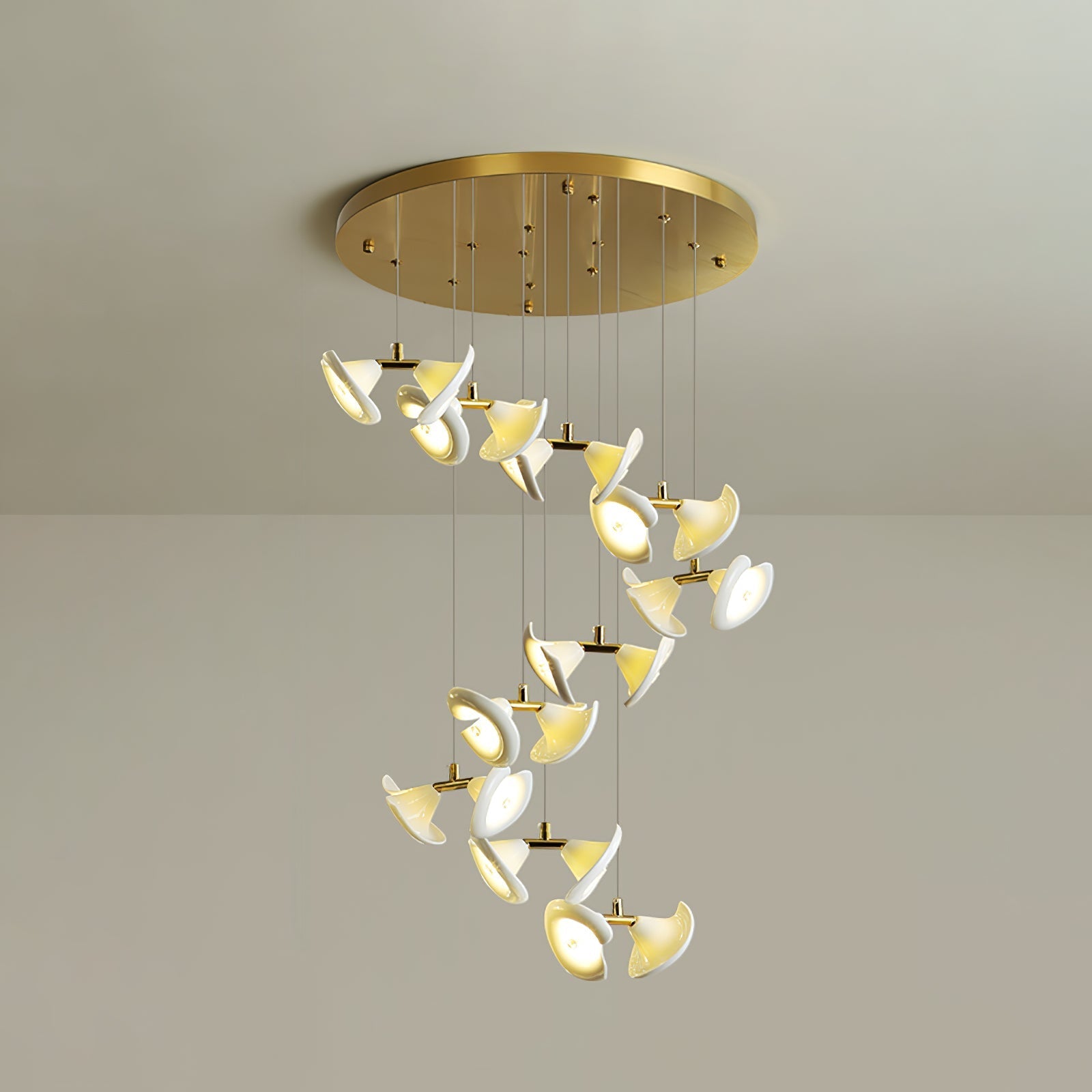 Ernoreth Art Deco Ceramic Chandelier - Letslighting