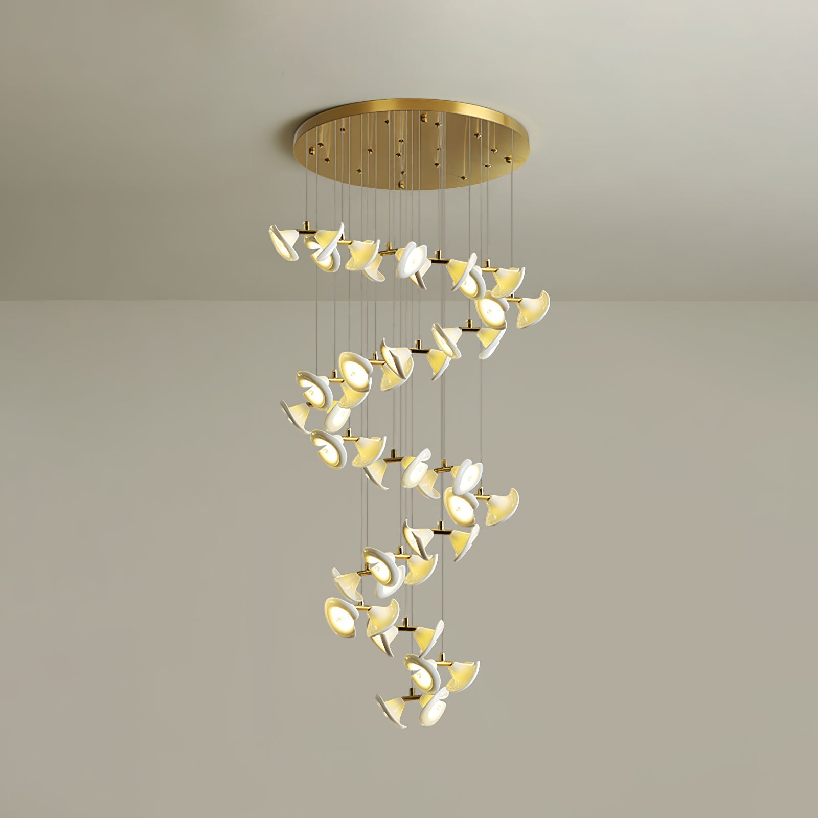 Ernoreth Art Deco Ceramic Chandelier - Letslighting