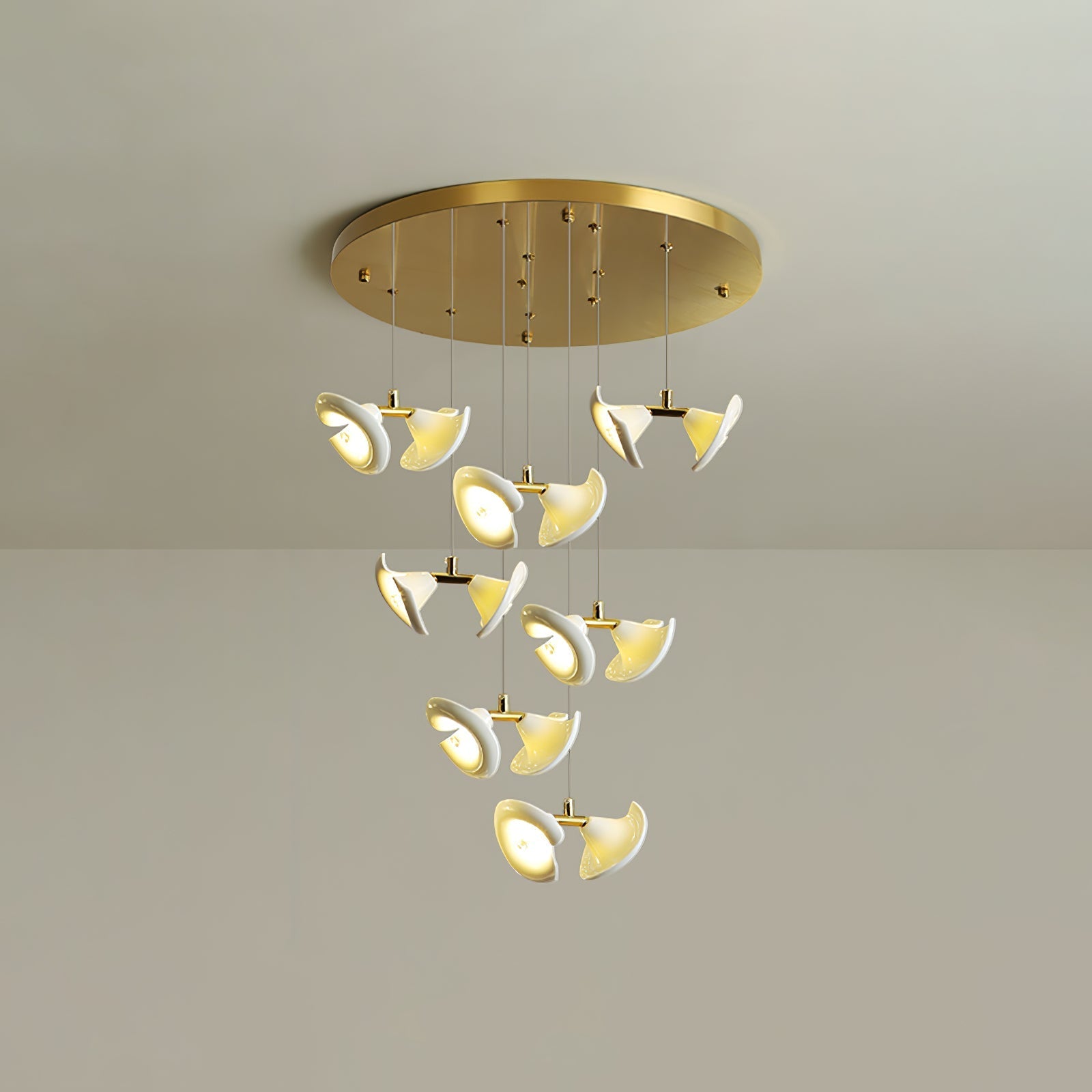 Ernoreth Art Deco Ceramic Chandelier - Letslighting