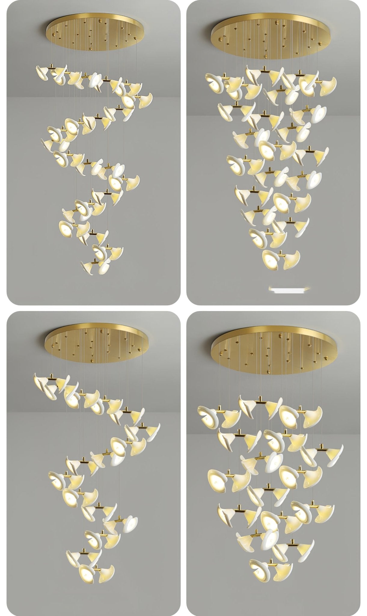 Ernoreth Art Deco Ceramic Chandelier - Letslighting