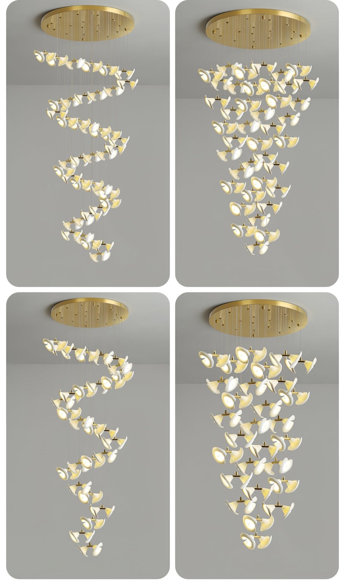 Ernoreth Art Deco Ceramic Chandelier - Letslighting