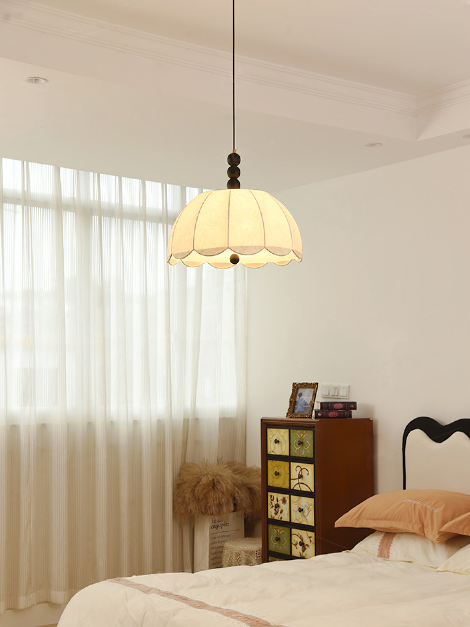 Orla Fabric Swag Pendant Light - Letslighting
