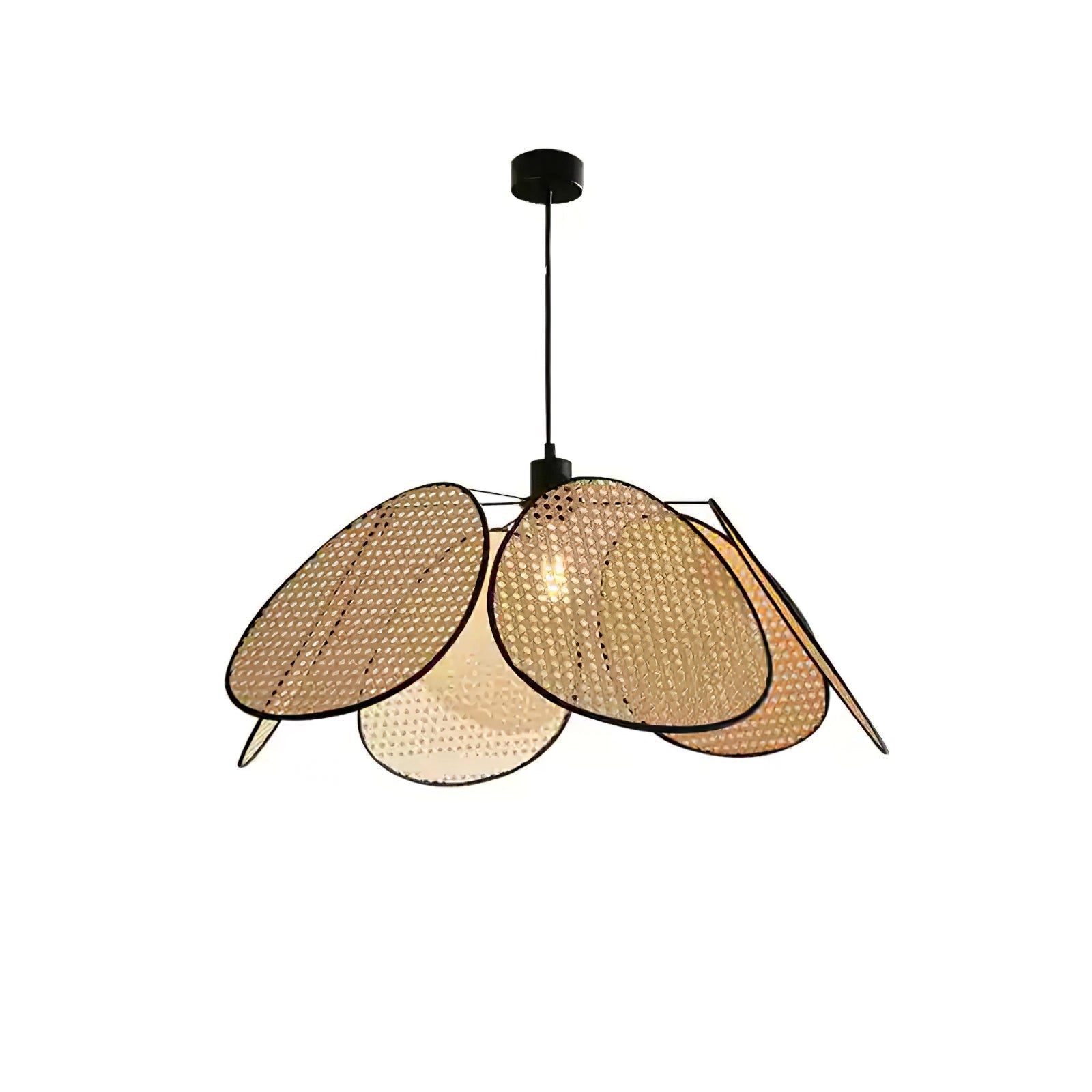 Orvara Blossom Petal Rattan Pendant Lamp - Letslighting