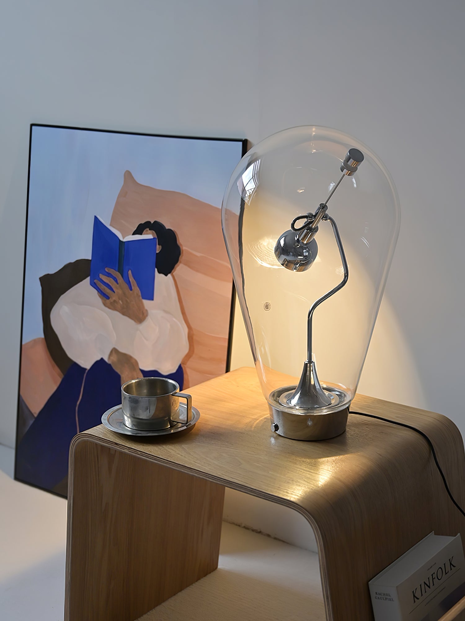 Veroce Glass Industrial Table Lamp - Letslighting