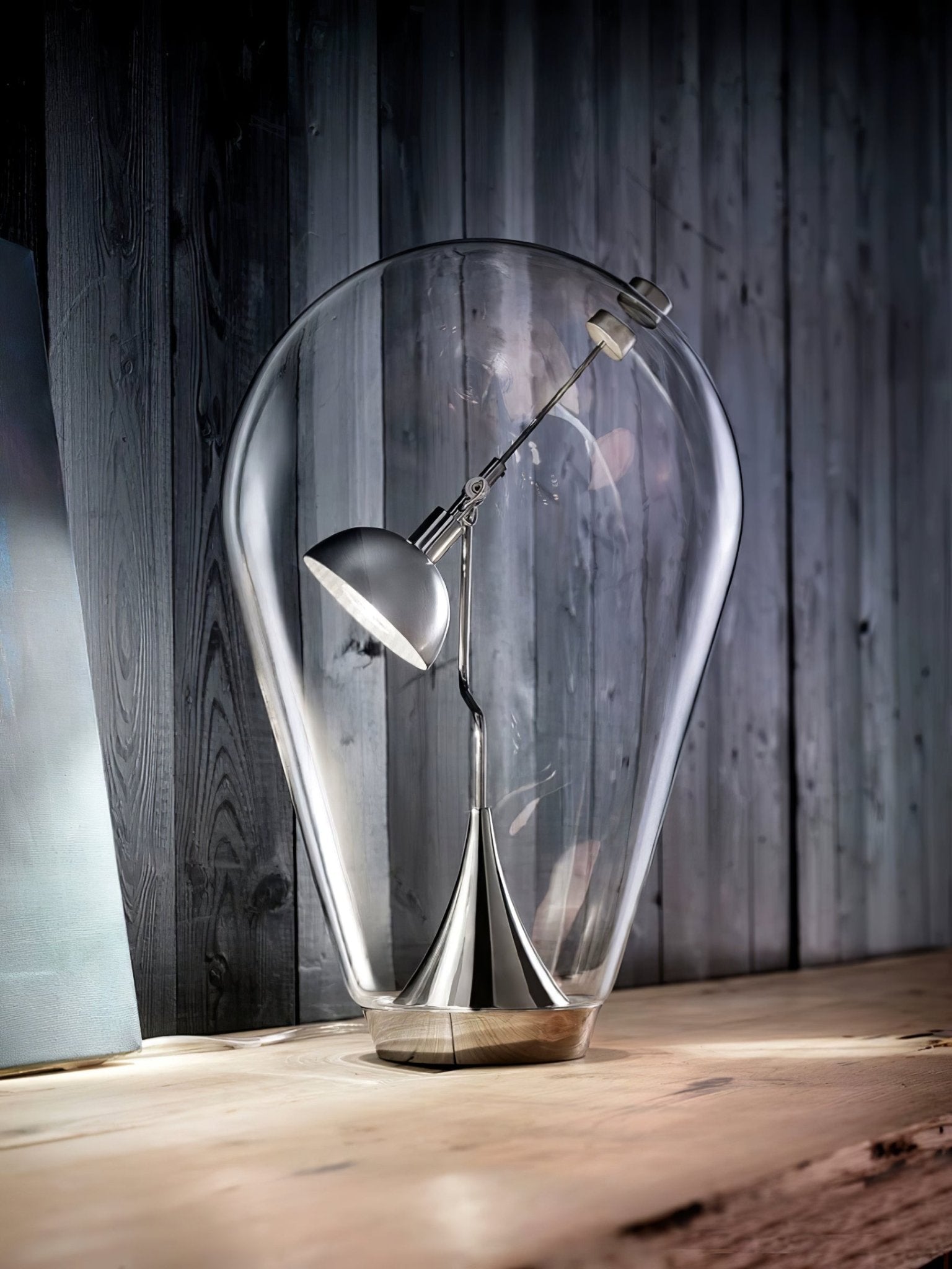 Veroce Glass Industrial Table Lamp - Letslighting