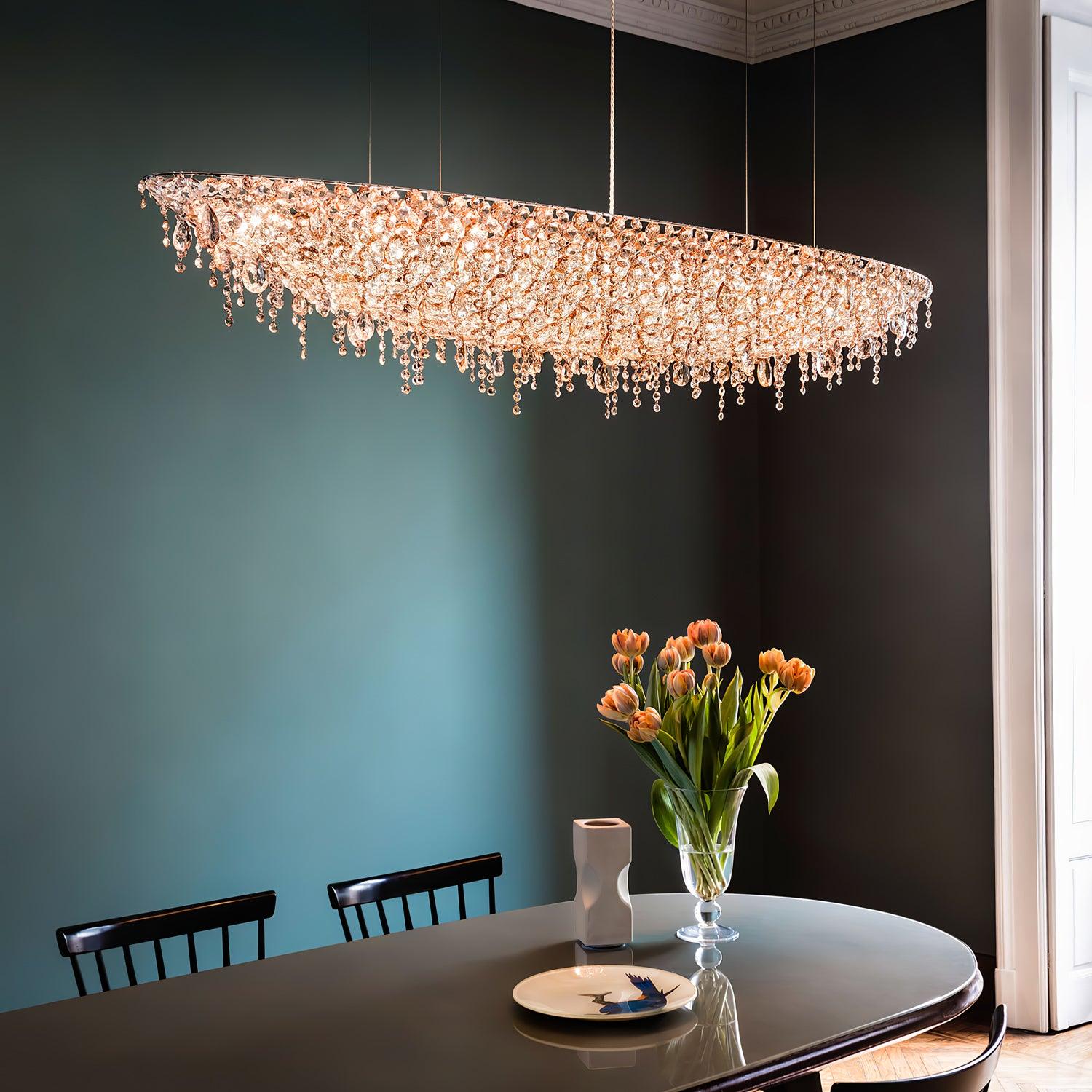 Zoravine Crystal Pendant Light - Letslighting