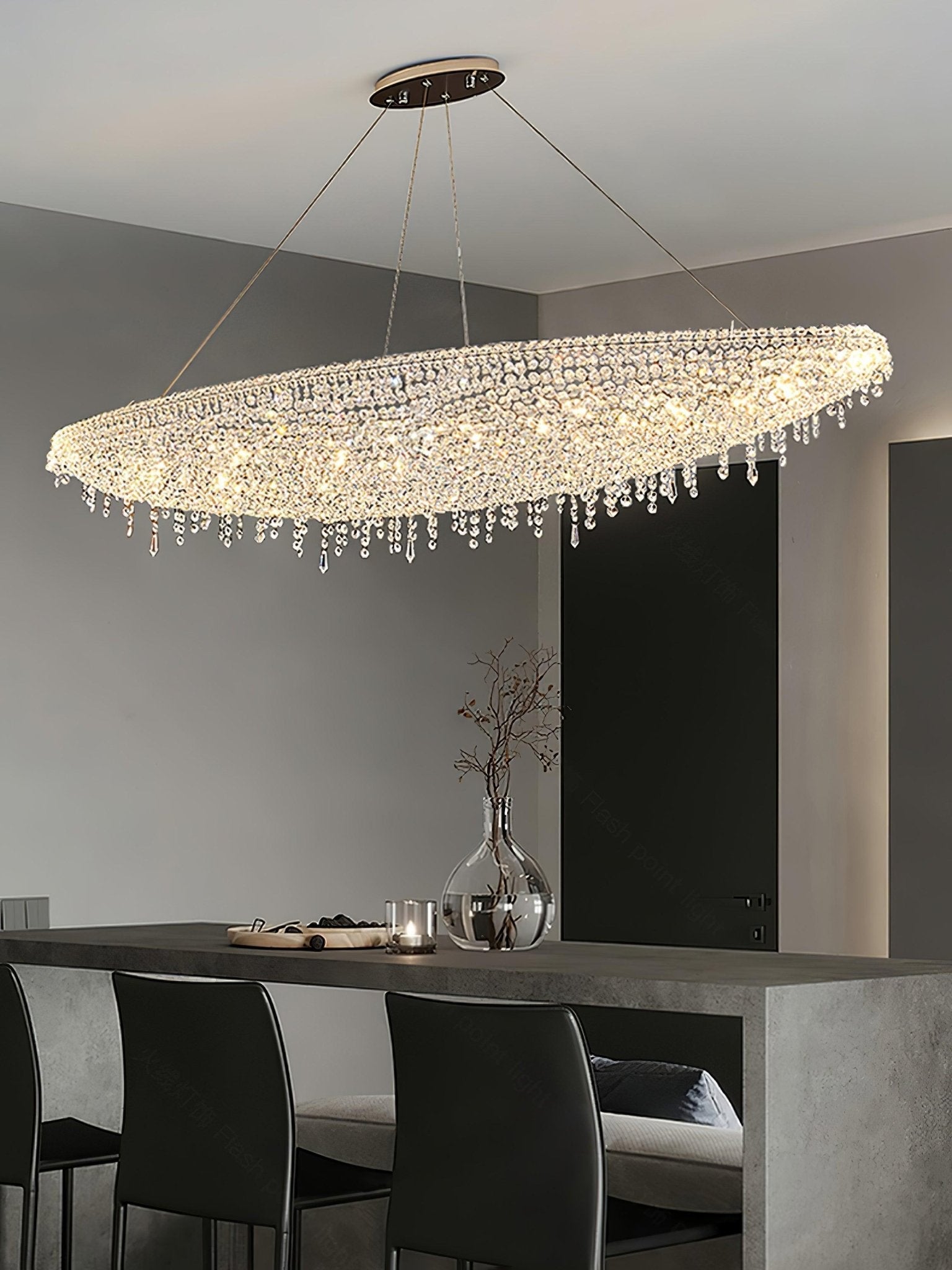 Zoravine Crystal Pendant Light - Letslighting