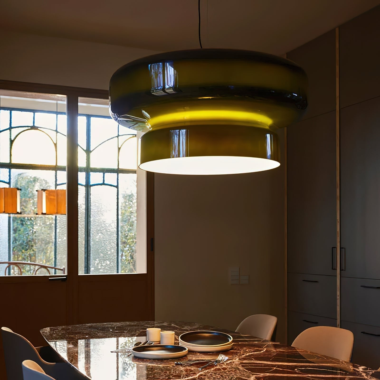 Zerithce Glass Modern Minimalist Pendant Lamp - Letslighting
