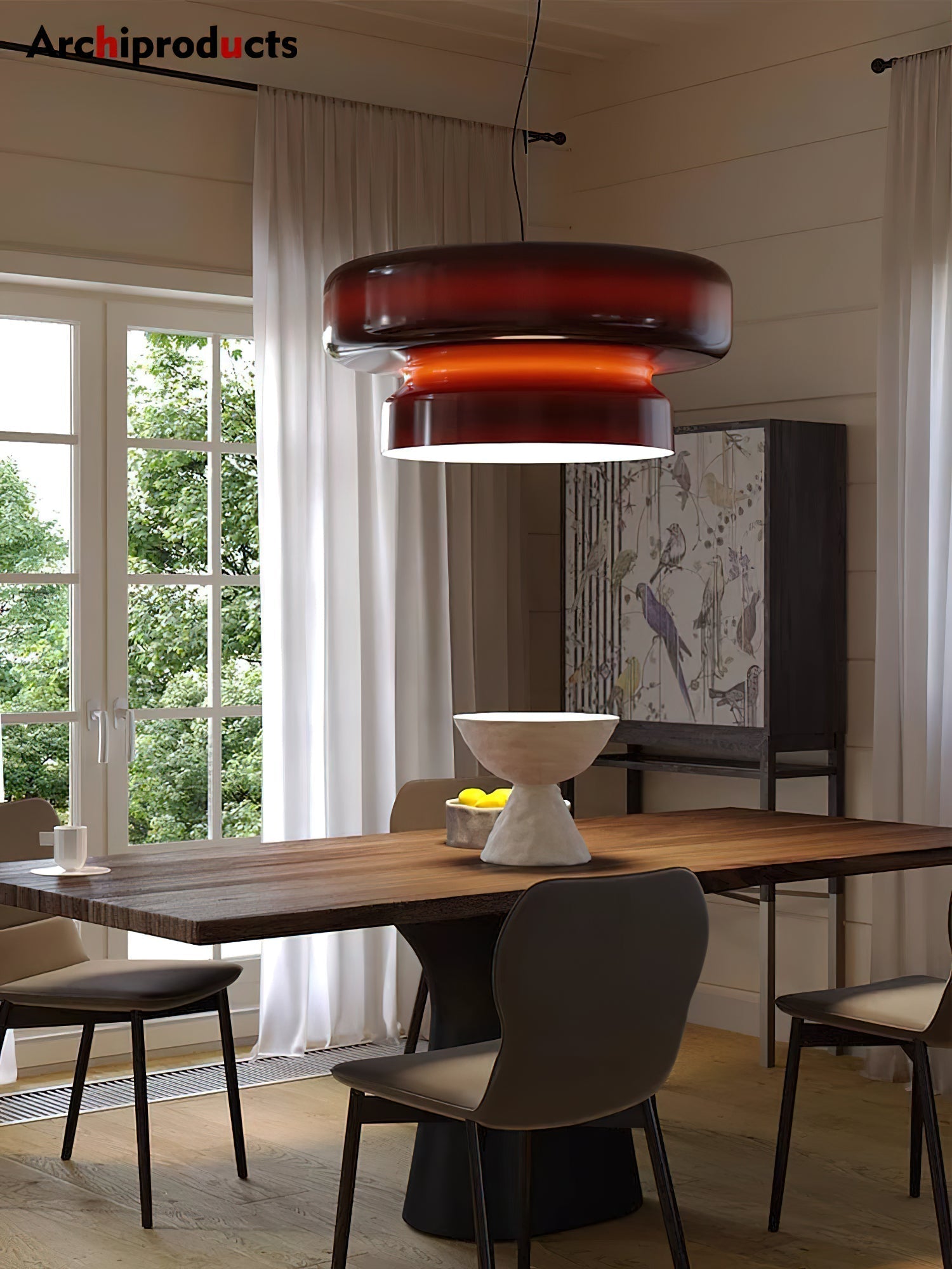 Zerithce Glass Modern Minimalist Pendant Lamp - Letslighting