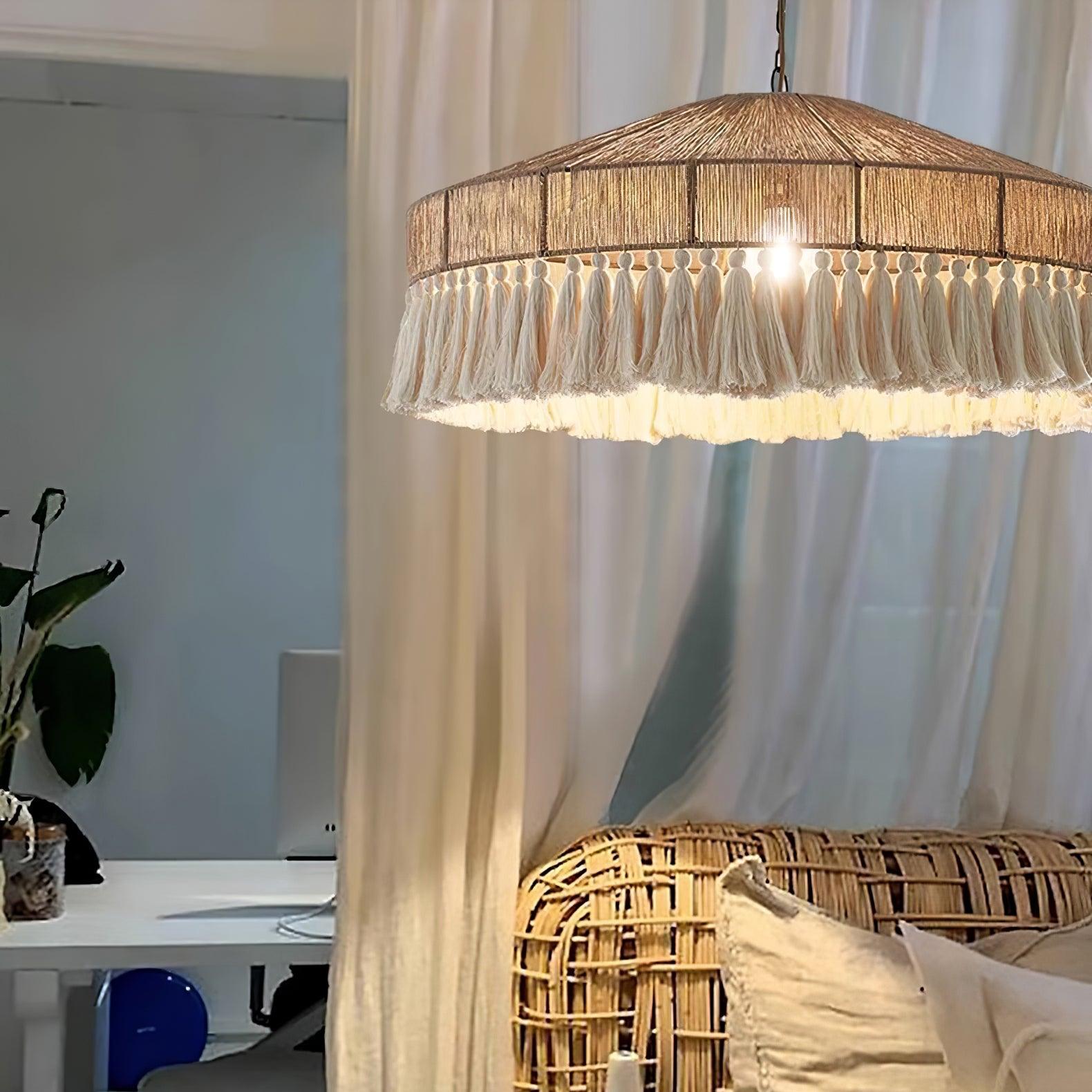 Duvia Bohemian Tassel Chandelier - Letslighting