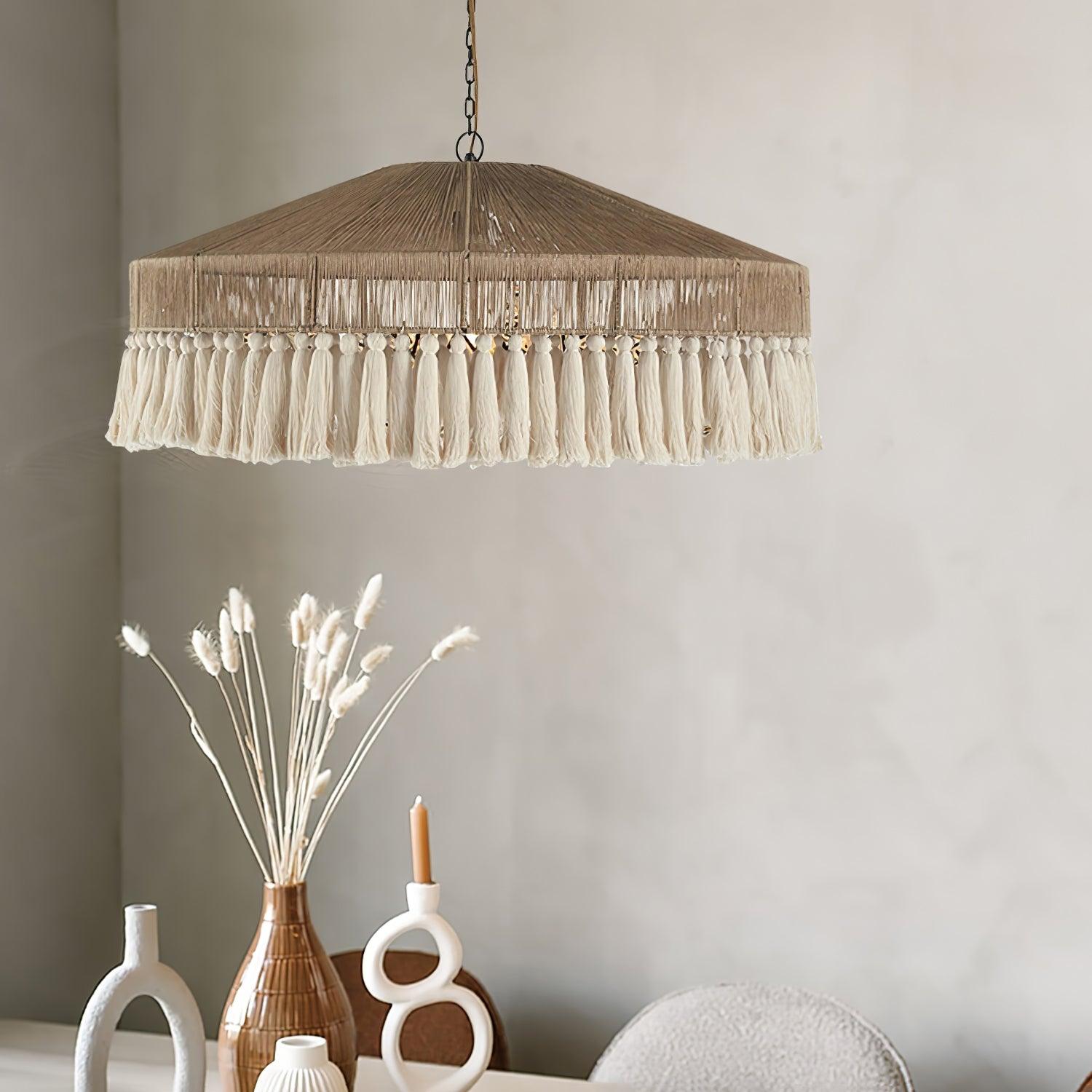 Vorenth Hemp Rope Pendant Light - Letslighting