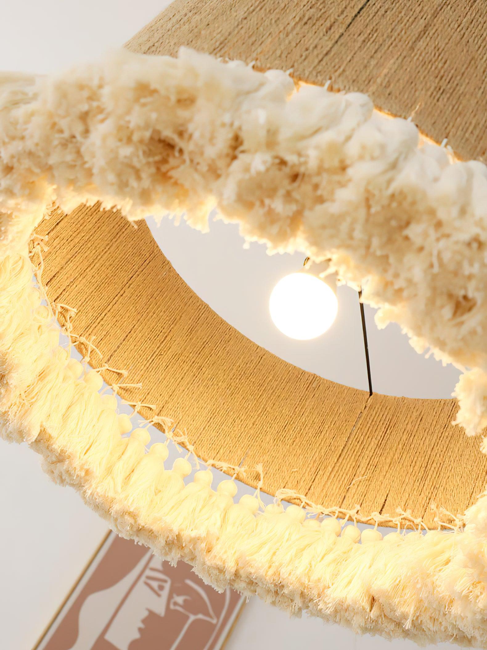 Lustra Pendant Lamp Cotton Tassels for Living Room - Letslighting