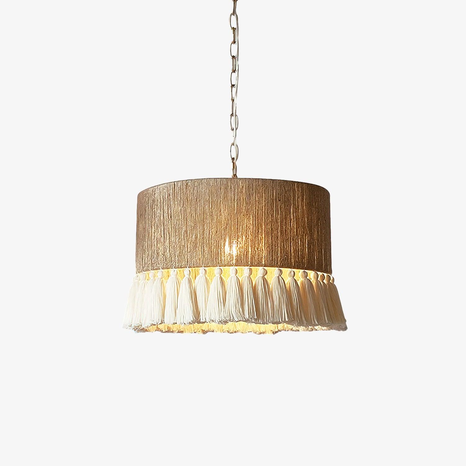 Lustra Pendant Lamp Cotton Tassels for Living Room - Letslighting