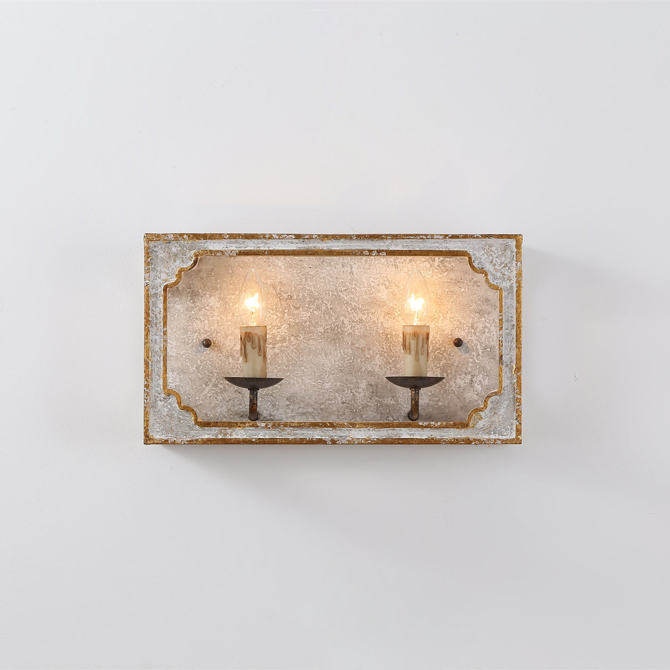 Vatnuvyd Rustic Cube Wooden Sconce - Letslighting