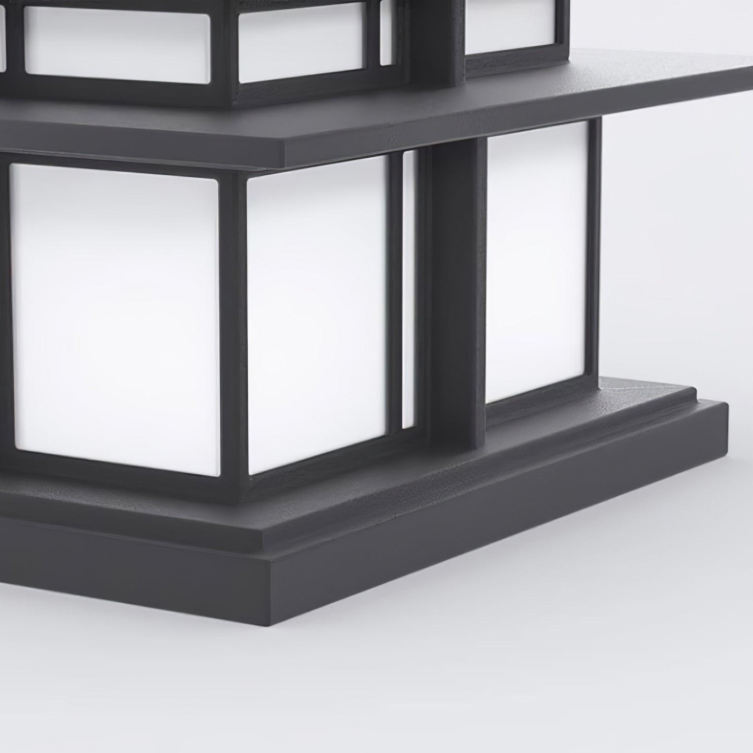 Ray Pillar Solar /HardWire Outdoor Light