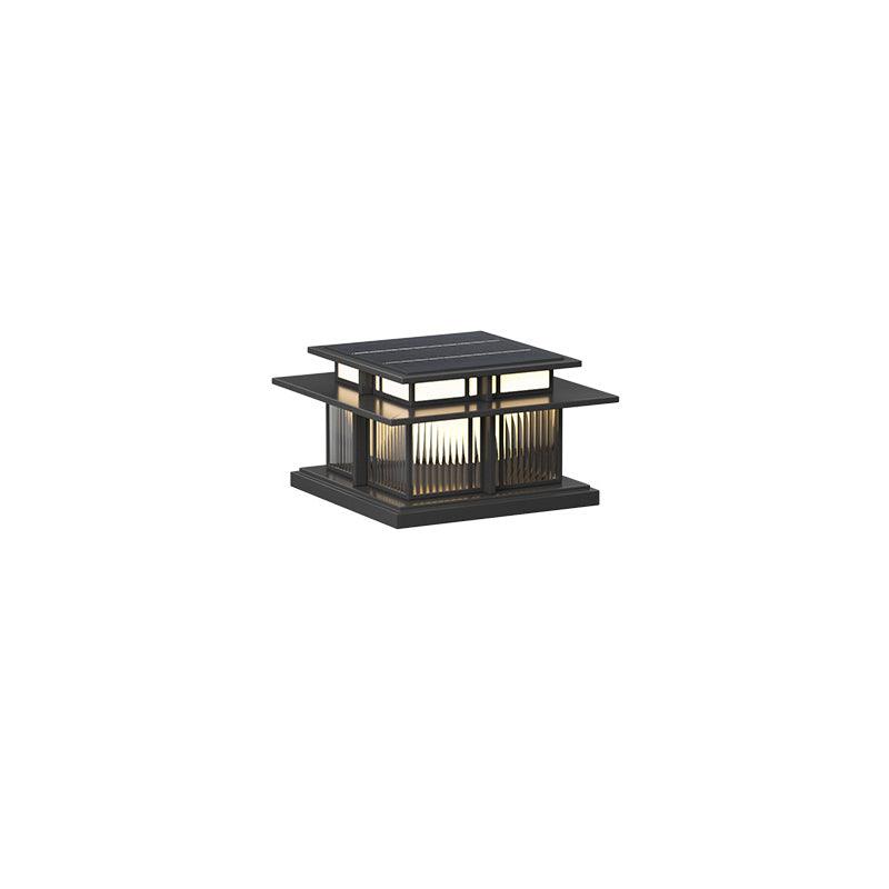 Ray Pillar Solar /HardWire Outdoor Light