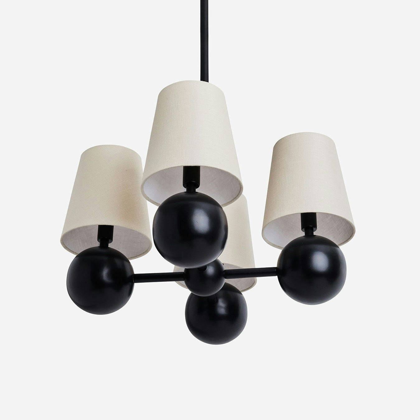 Aevuvyj Premium Elegance Brass Fabric Chandelier - Letslighting