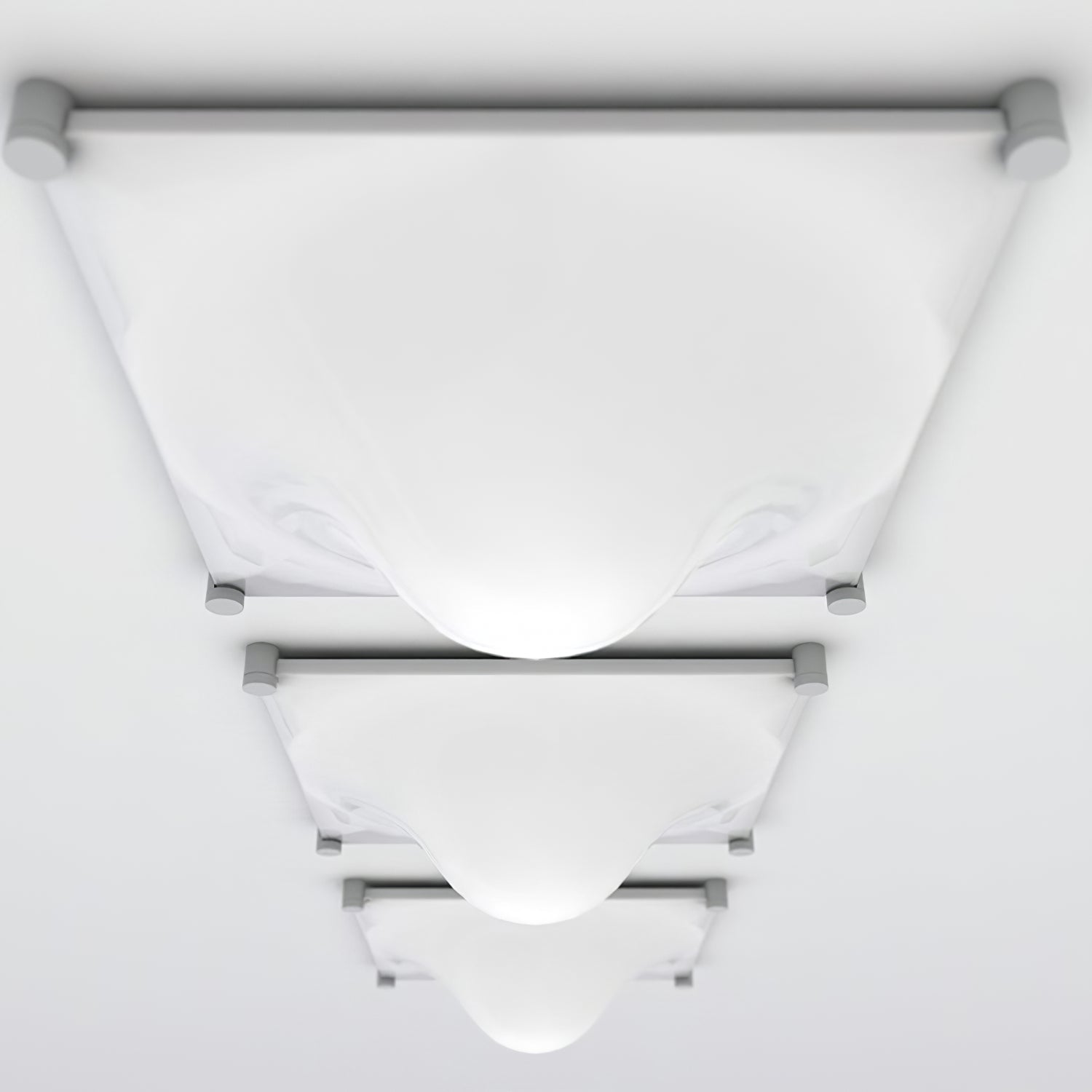 Bolla Ceiling Light Soft White Curves Elegant - Letslighting