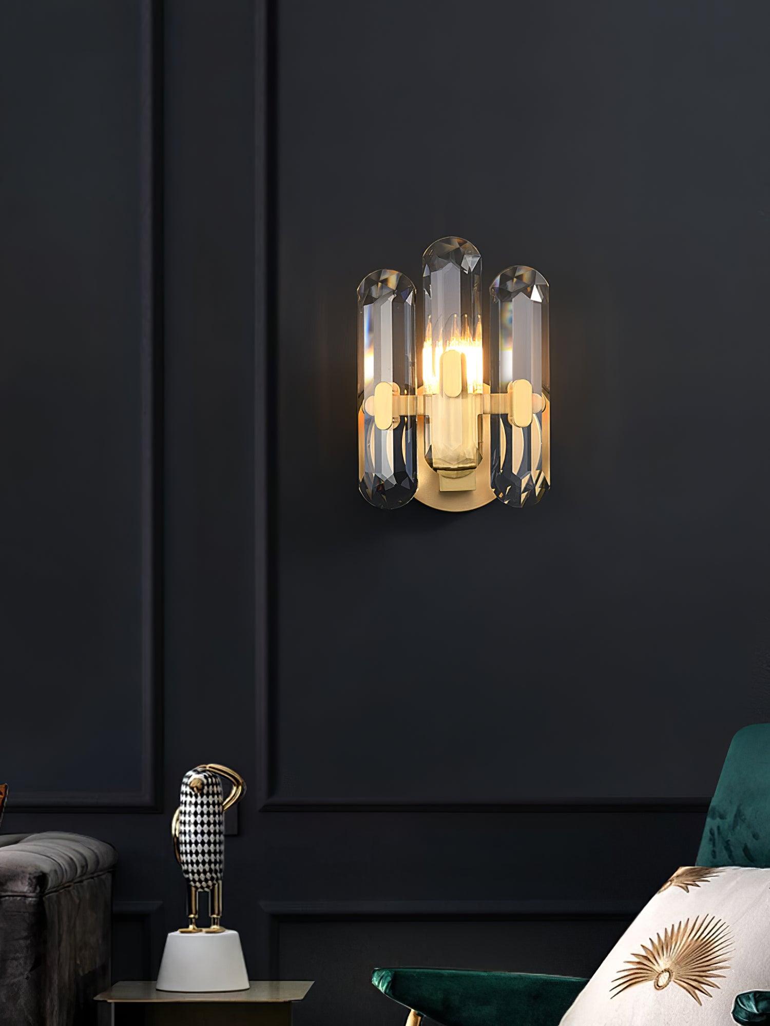 Kristy Postmodern Luxury Crystal Sconce Wall Lamp - Letslighting
