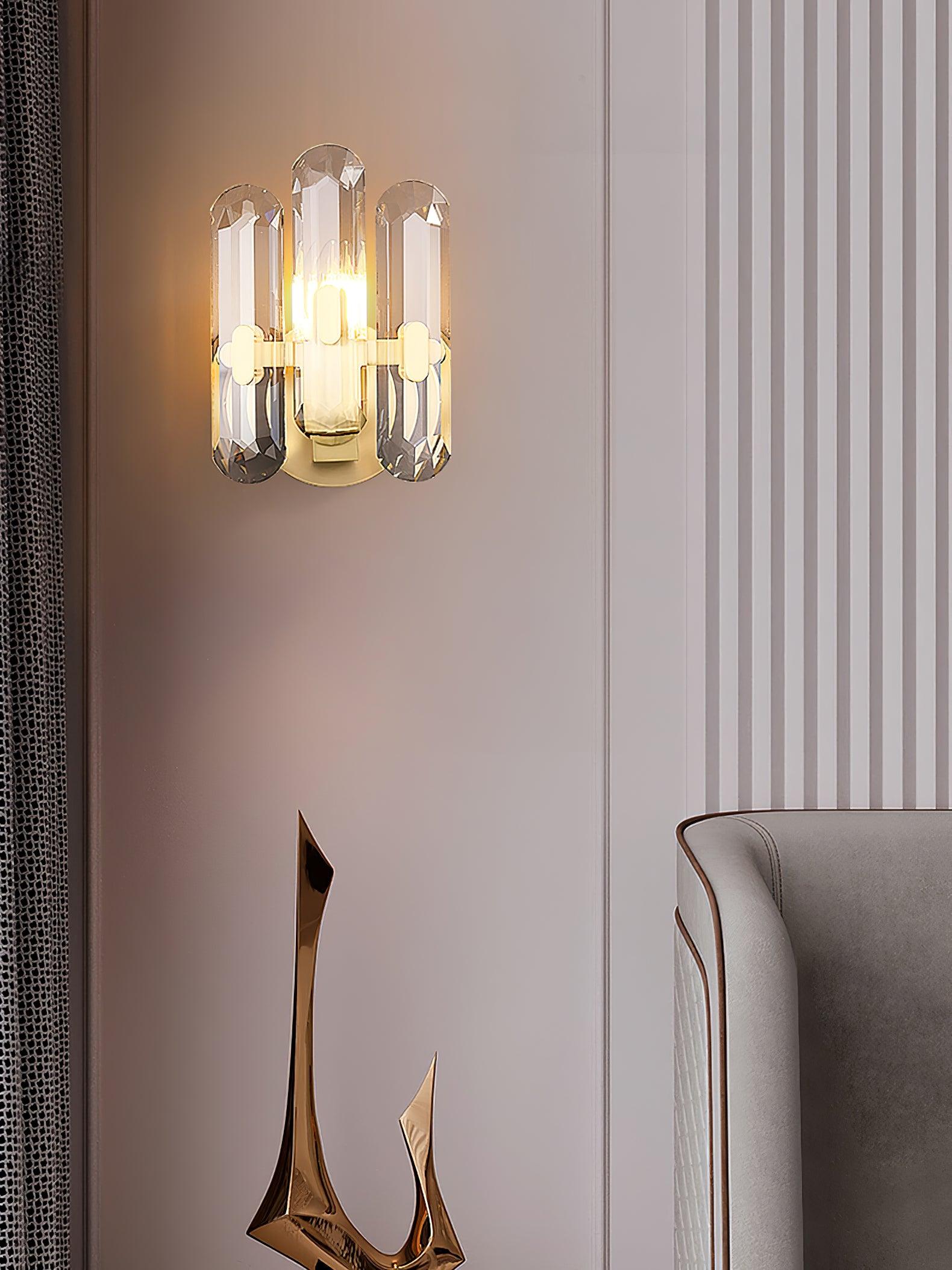 Kristy Postmodern Luxury Crystal Sconce Wall Lamp - Letslighting