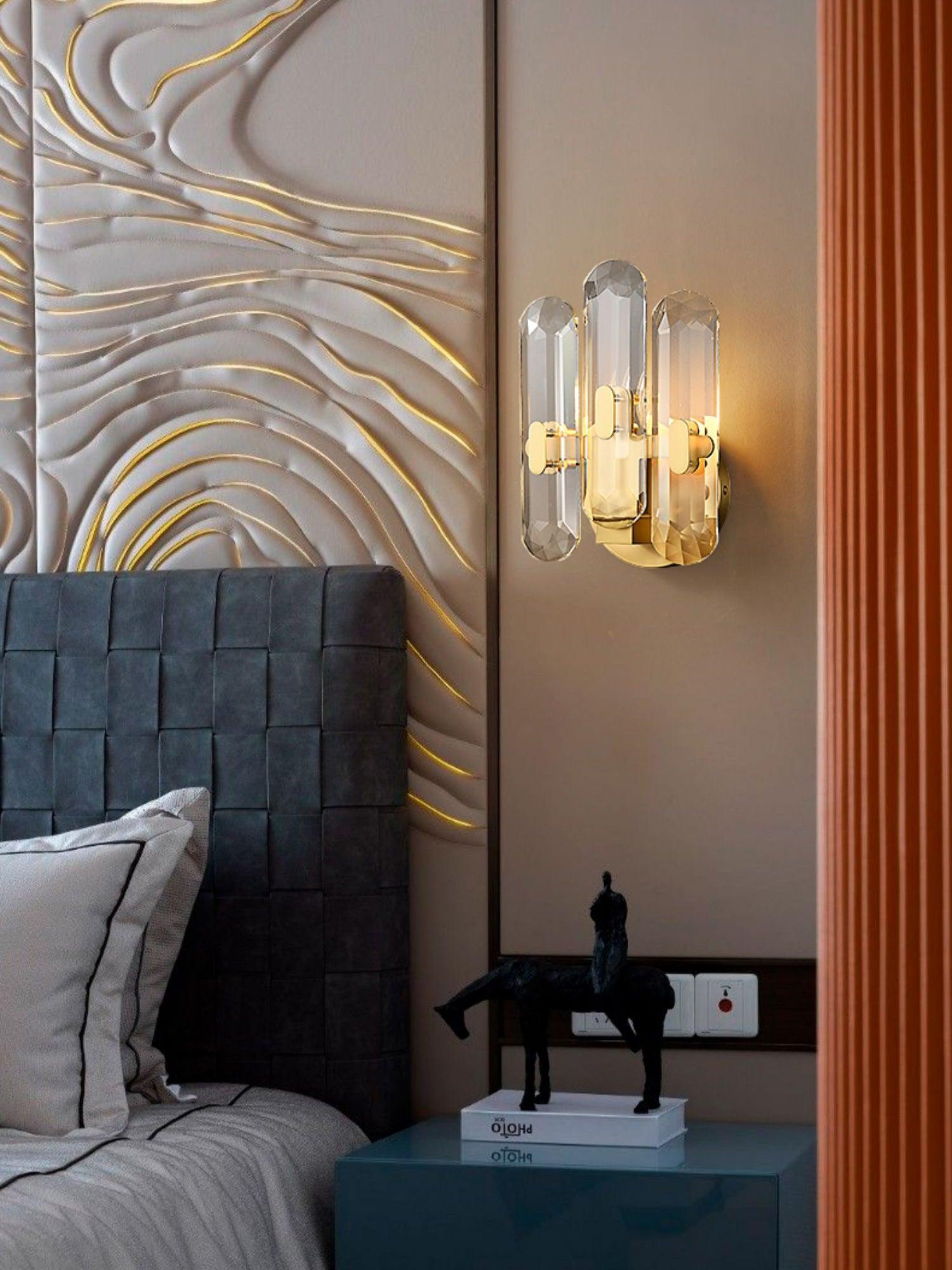 Kristy Postmodern Luxury Crystal Sconce Wall Lamp - Letslighting