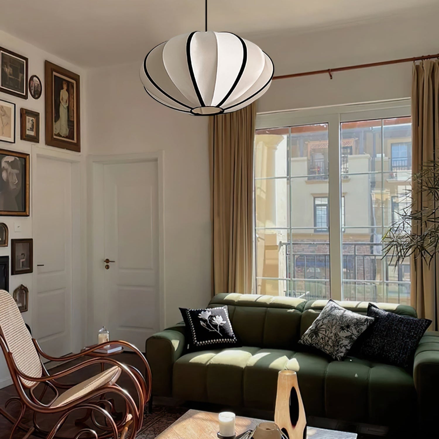 Daphne Modern Fabric Pendant Lamp - Letslighting