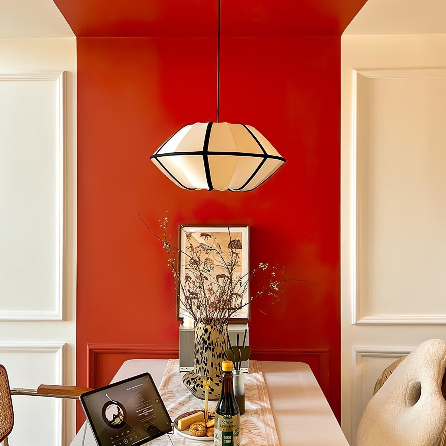 Daphne Modern Fabric Pendant Lamp - Letslighting