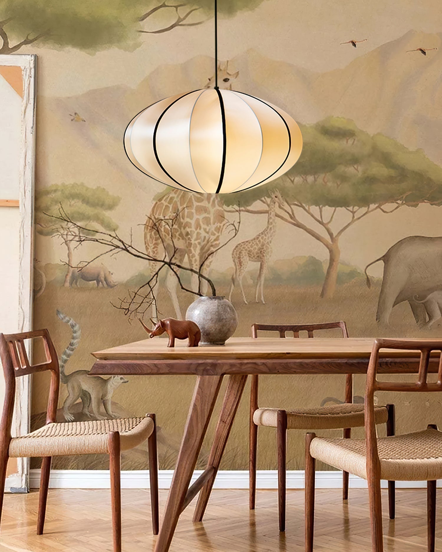 Daphne Modern Fabric Pendant Lamp - Letslighting