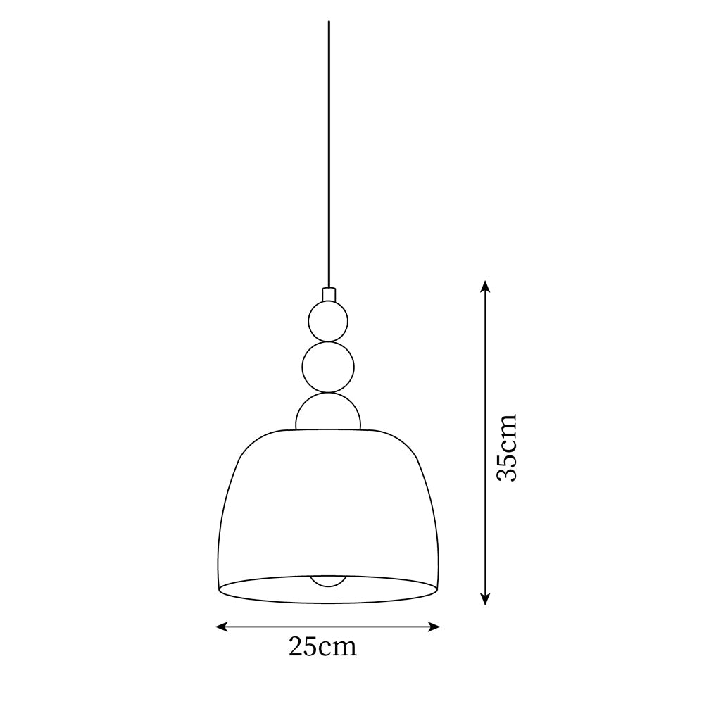 Pavine Colorful Beaded Plug-In Pendant Lamp - Letslighting