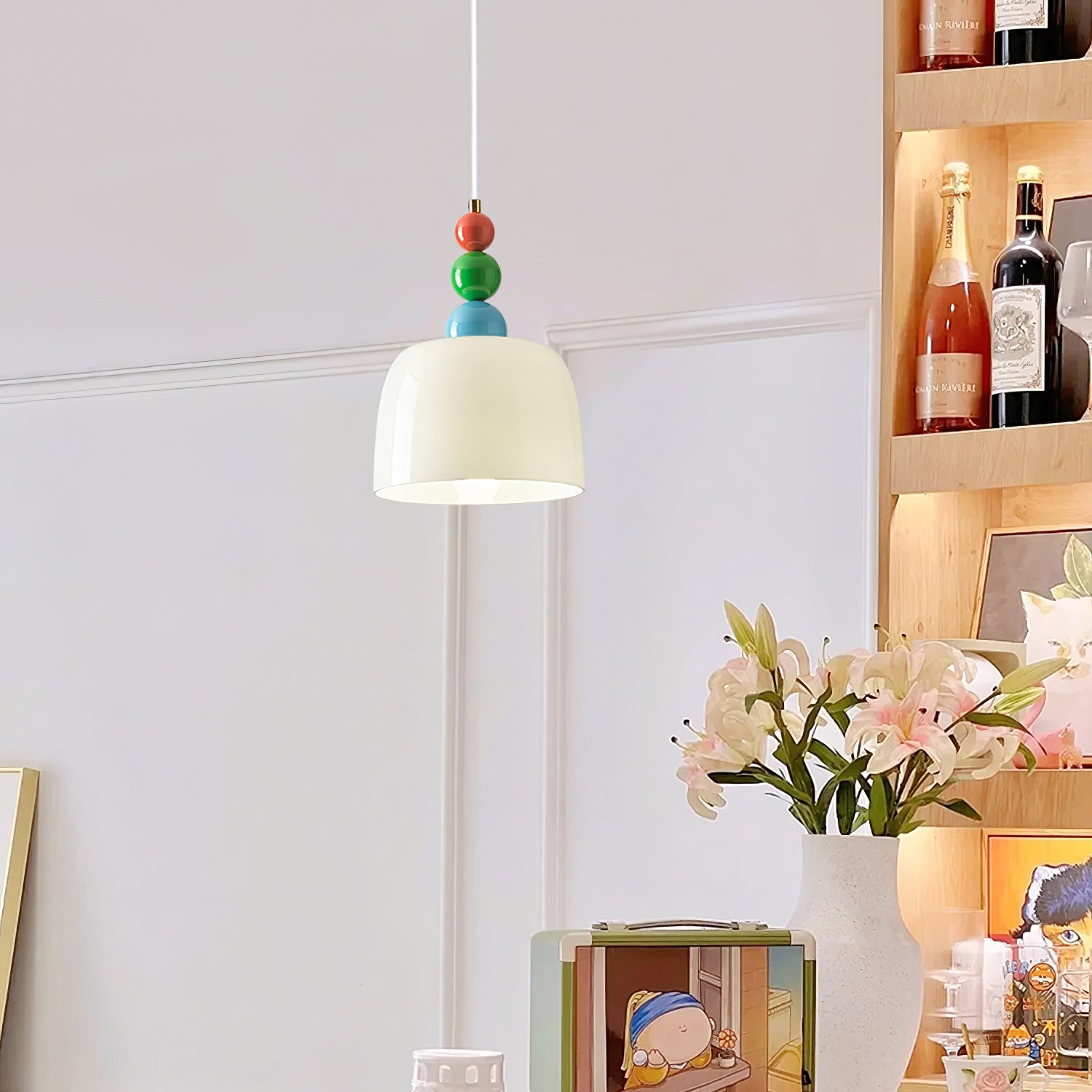 Pavine Colorful Beaded Plug-In Pendant Lamp - Letslighting