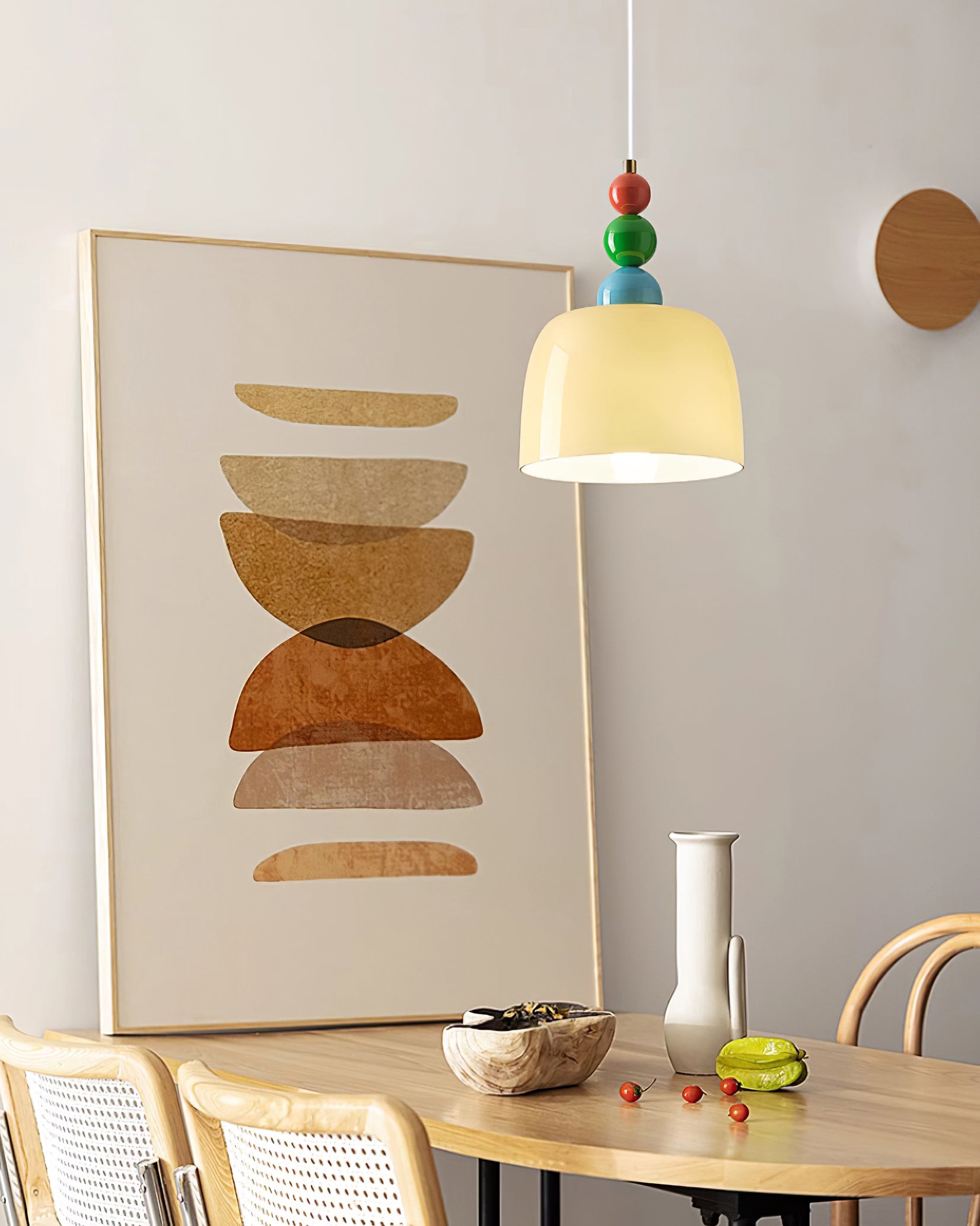Pavine Colorful Beaded Plug-In Pendant Lamp - Letslighting