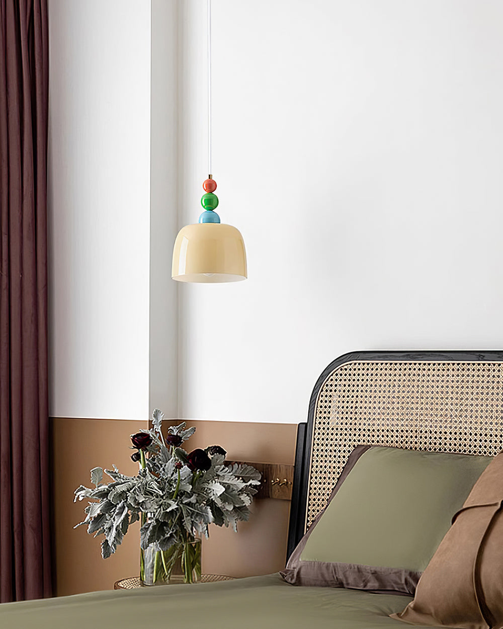 Pavine Colorful Beaded Plug-In Pendant Lamp - Letslighting
