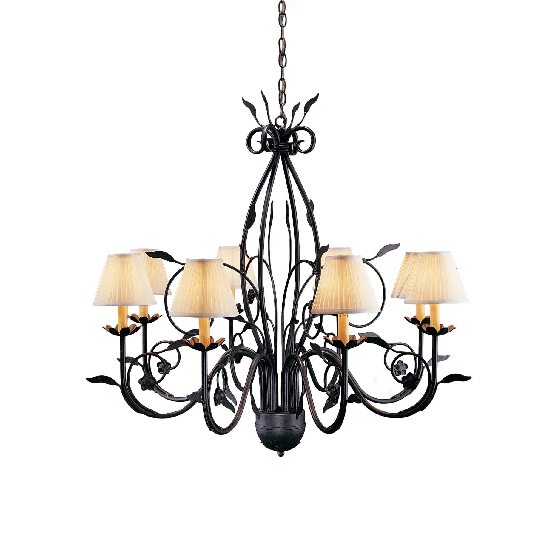 Gloruvyj Individual Creativity Brass Fabric Chandelier - Letslighting