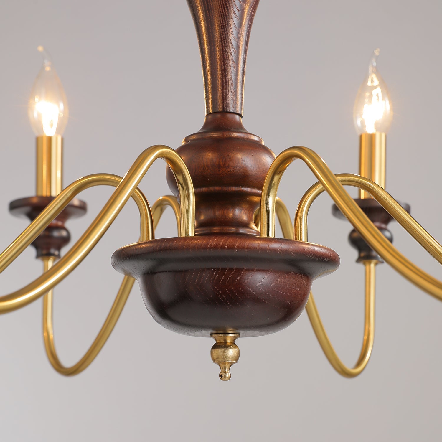 Ilvenan Traditional Elegance Vintage Wood Chandelier - Letslighting