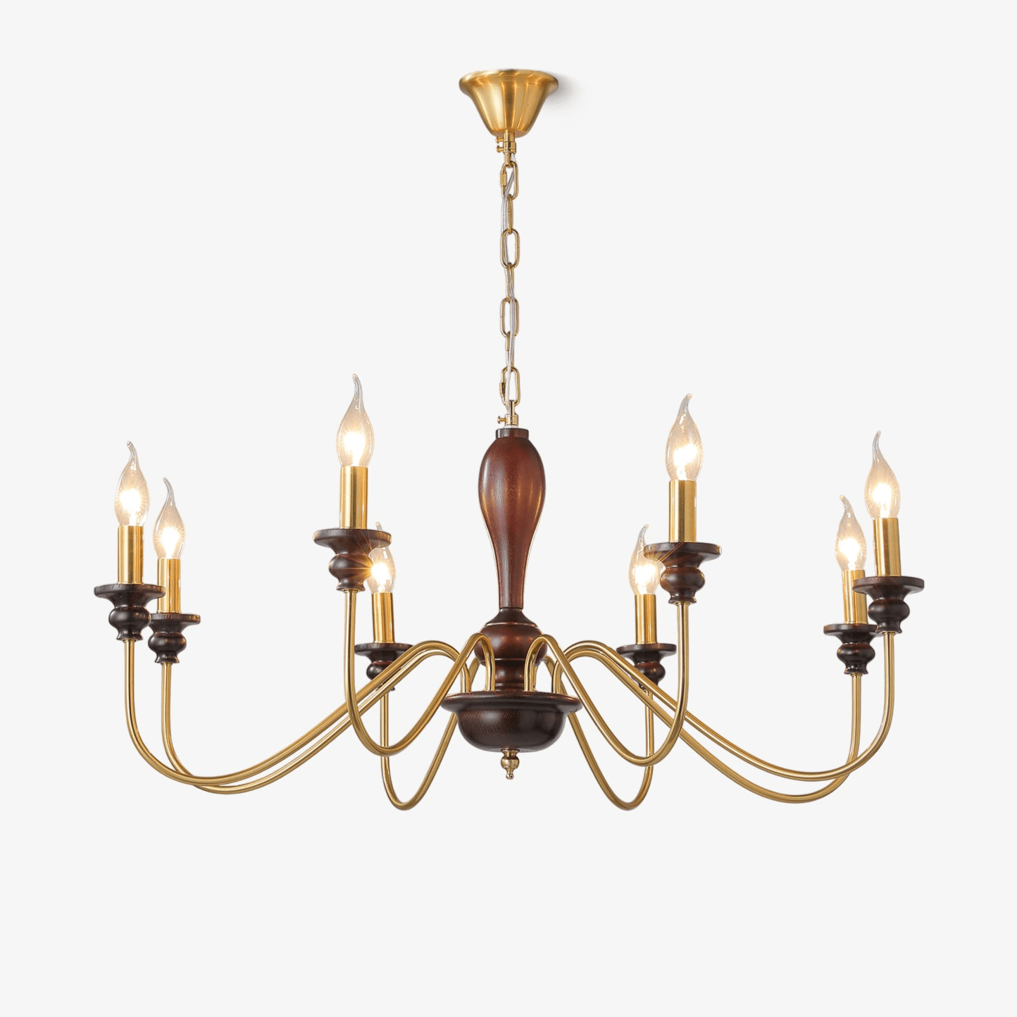 Ilvenan Traditional Elegance Vintage Wood Chandelier - Letslighting