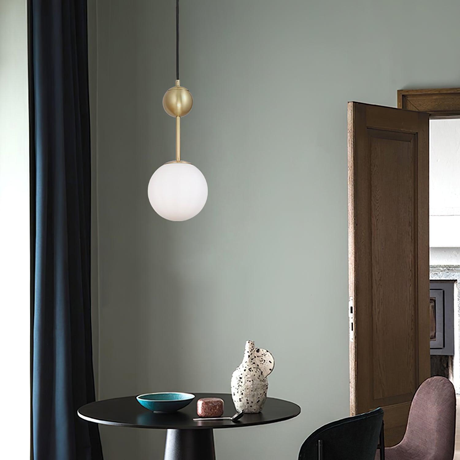 Aviaran Brass & Glass Classic Pendant Light - Letslighting