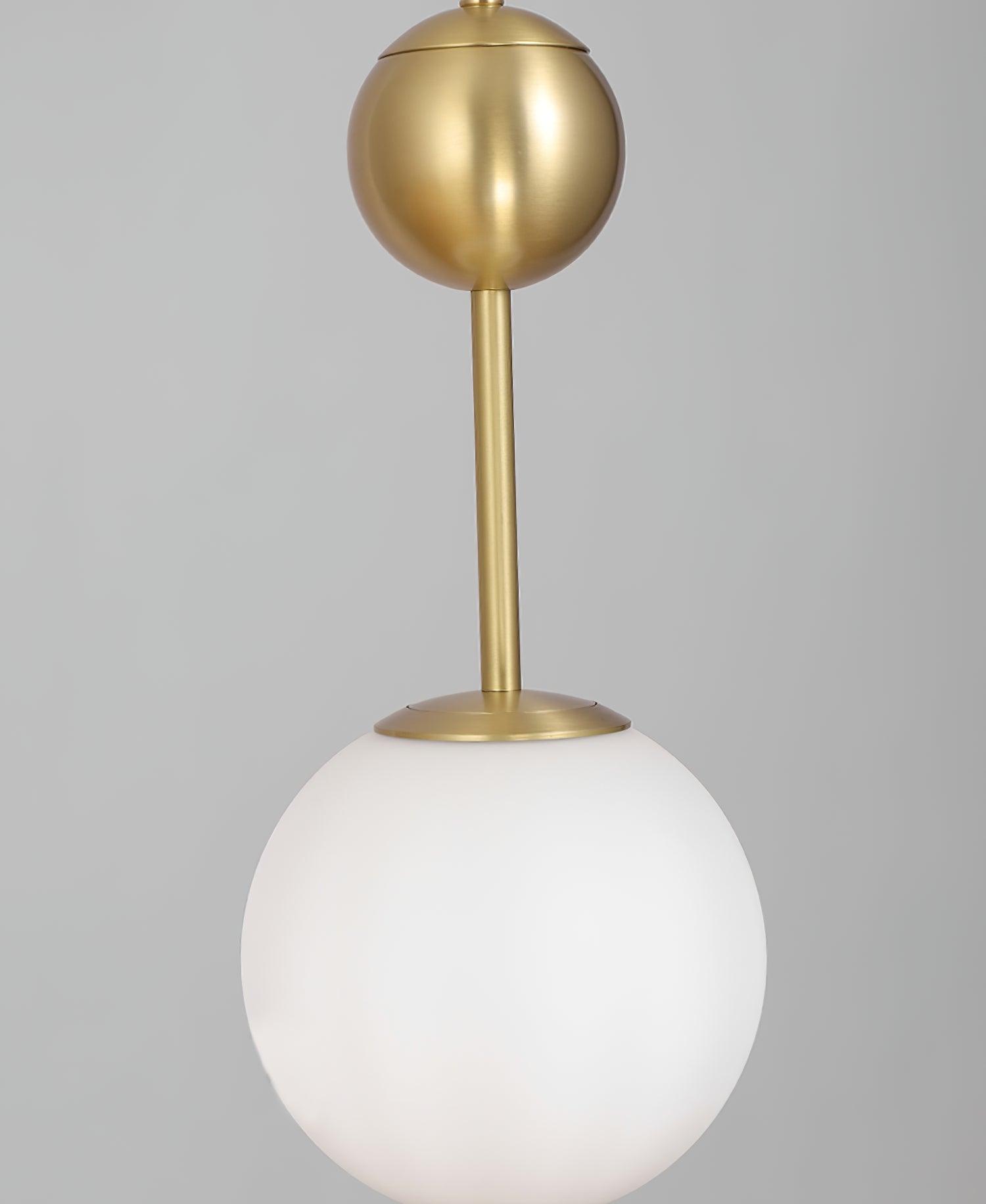Aviaran Brass & Glass Classic Pendant Light - Letslighting