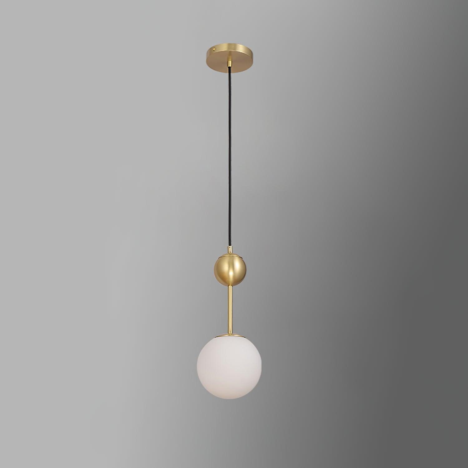 Aviaran Brass & Glass Classic Pendant Light - Letslighting