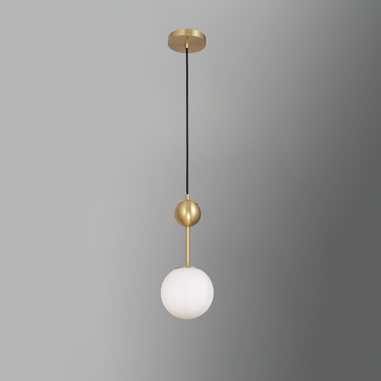 Aviaran Brass & Glass Classic Pendant Light - Letslighting