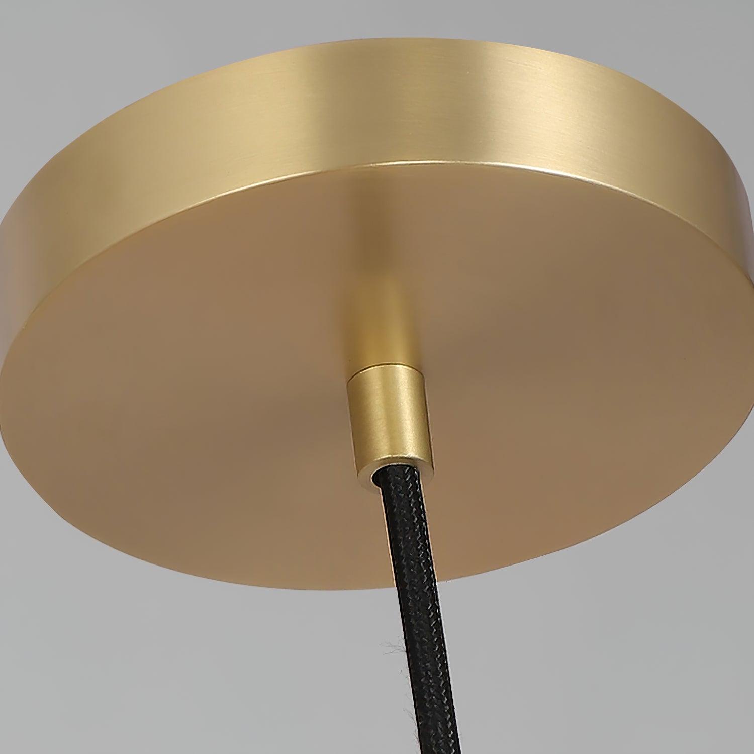 Aviaran Brass & Glass Classic Pendant Light - Letslighting