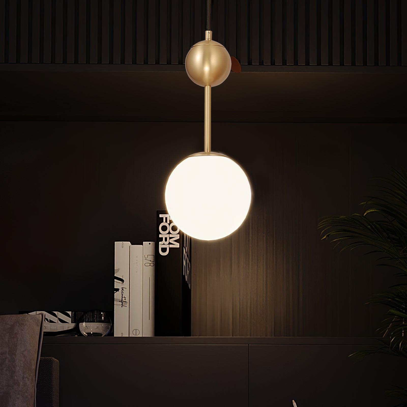 Aviaran Brass & Glass Classic Pendant Light - Letslighting