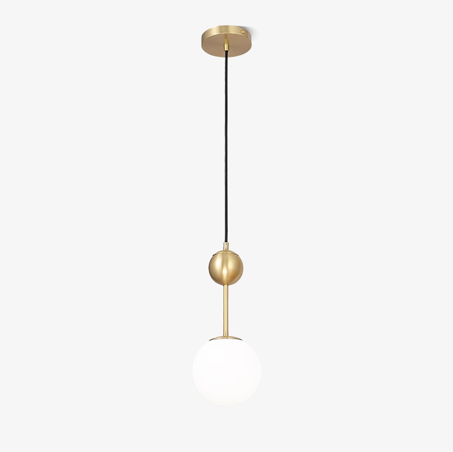 Aviaran Brass & Glass Classic Pendant Light - Letslighting