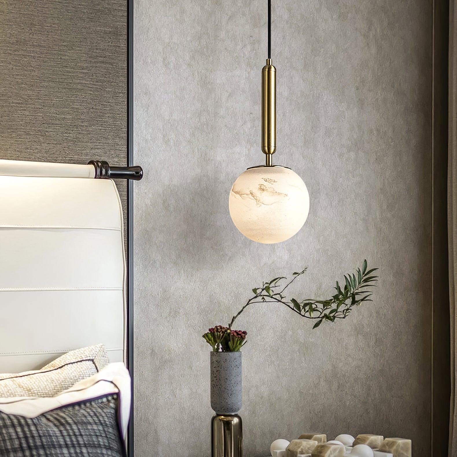 Calliope Alabaster Pendant Light - Letslighting