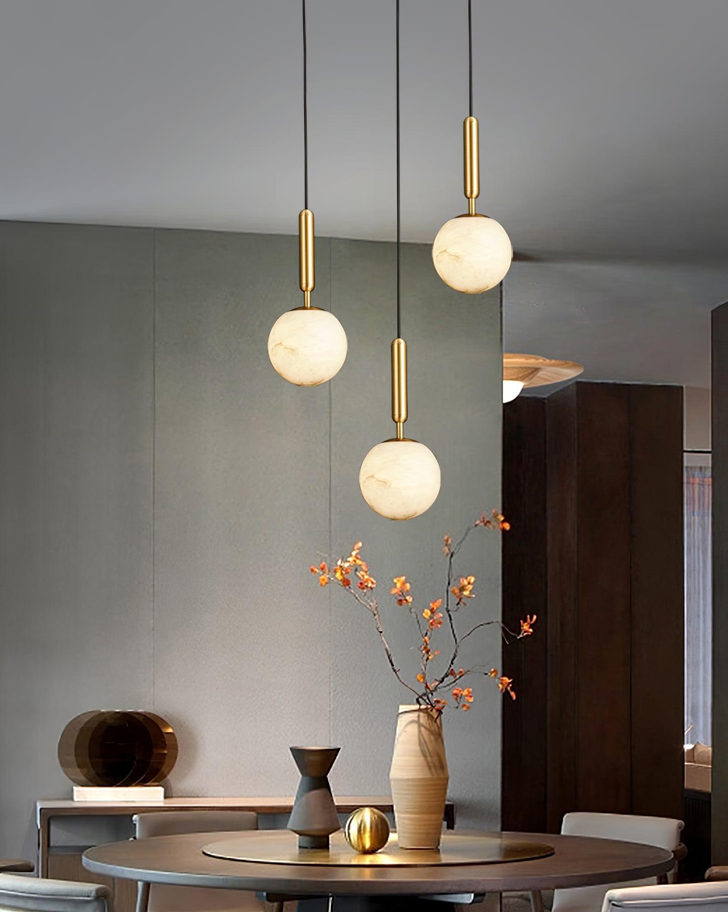 Calliope Alabaster Pendant Light - Letslighting