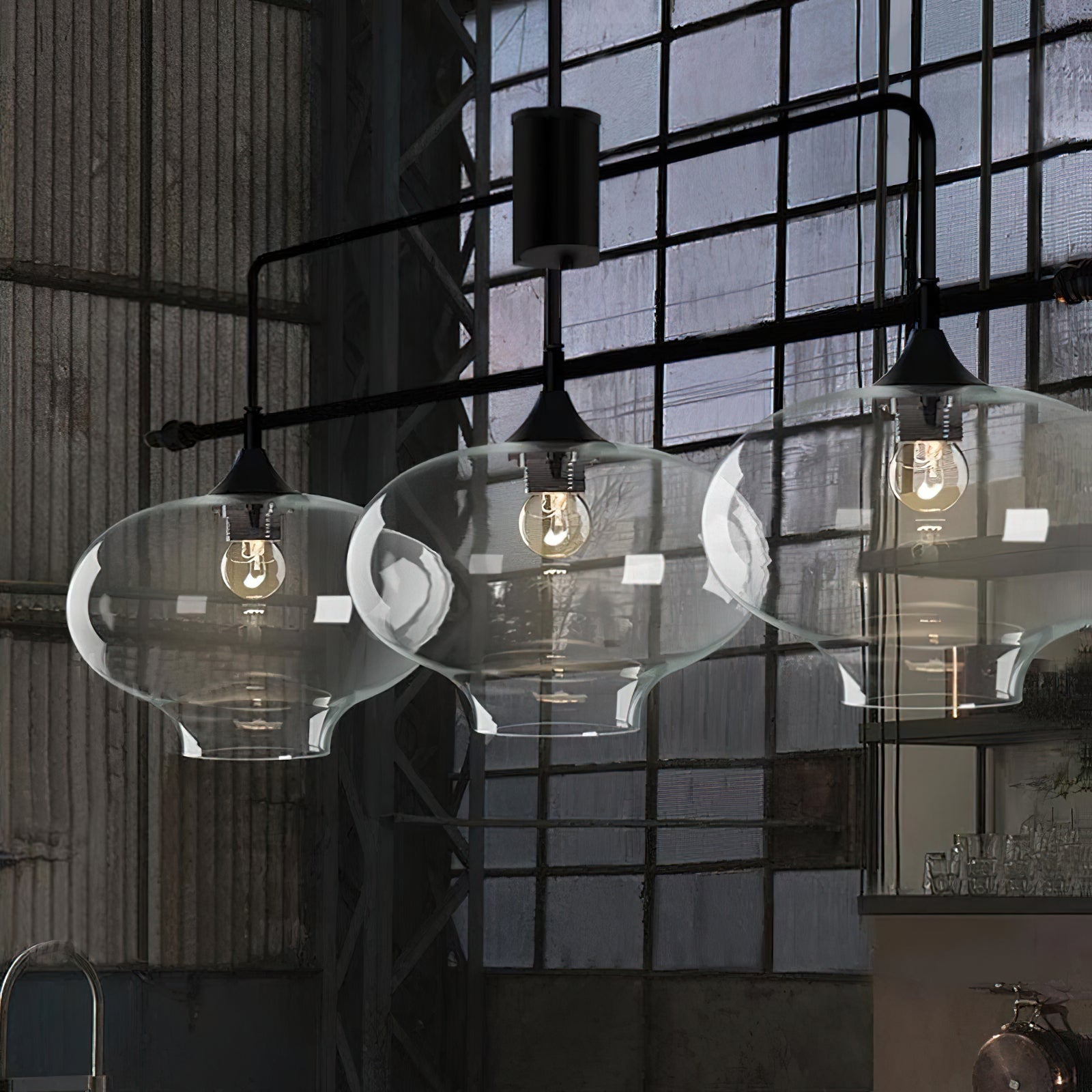 Himinuvyj Modern Minimalist Glass Pendant Light - Letslighting