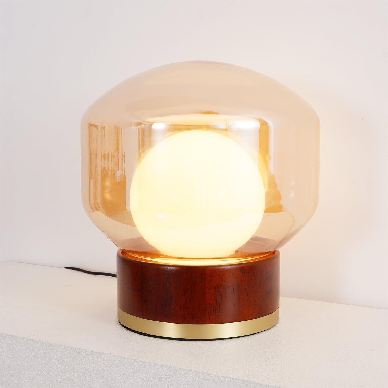 Liro Wood Artistic Table lamp - Letslighting