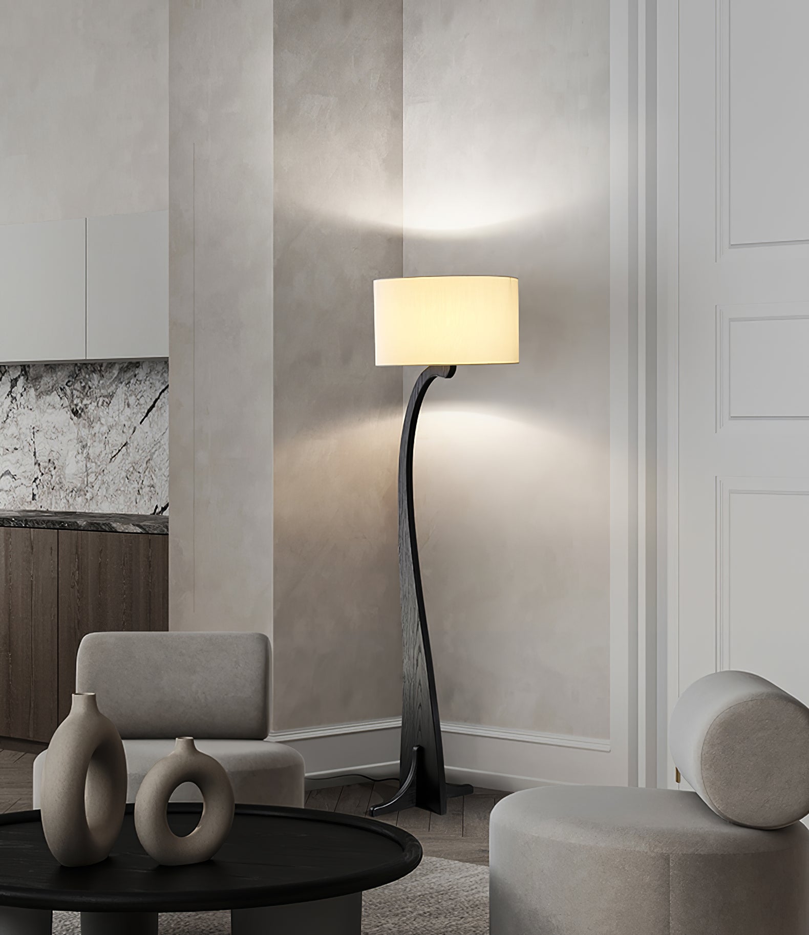 Bow Curve Floor Lamp - Blowlighting